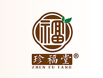 黎明鋒的珍福堂電視欄目標志logo設計