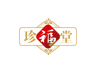 蔡少鈴的珍福堂電視欄目標(biāo)志logo設(shè)計