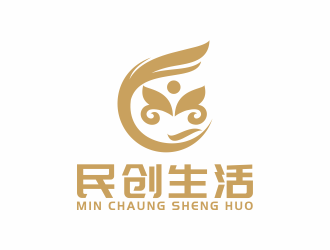 何嘉健的民創(chuàng)生活logo設(shè)計(jì)