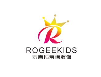 陳今朝的四川樂吉瑪?shù)壑Z服飾有限公司/ROGEEKIDSlogo設計