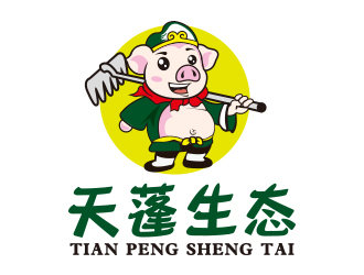 向正軍的天蓬生態(tài)logo設(shè)計(jì)