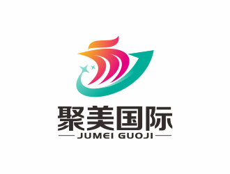 何嘉健的聚美國(guó)際logo設(shè)計(jì)