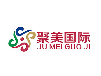 盛銘的聚美國(guó)際logo設(shè)計(jì)