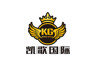 秦曉東的凱歌國際logo設計