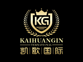 趙鵬的凱歌國際logo設計