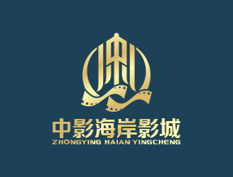 何嘉健的中影海岸影城logo設計