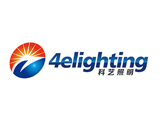 潘樂的4elighting/科藝照明logo設(shè)計