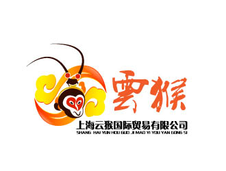 曉熹的云猴國際貿(mào)易祥云美猴王logologo設(shè)計