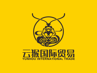 何嘉健的云猴國際貿(mào)易祥云美猴王logologo設(shè)計(jì)