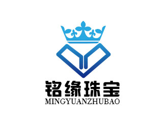 朱紅娟的銘緣珠寶私人定制logologo設(shè)計