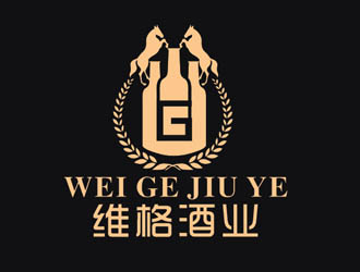 盛銘的維格紅酒酒業(yè)logo設(shè)計(jì)