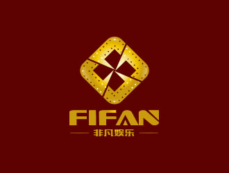 朱紅娟的FIFAN/非凡娛樂logo設(shè)計