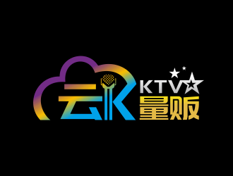 林思源的云K量販KTVlogo設(shè)計(jì)