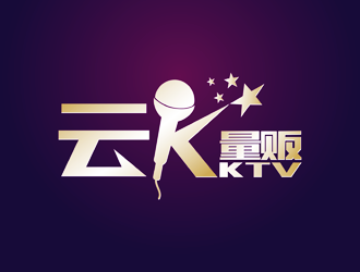 譚家強(qiáng)的云K量販KTVlogo設(shè)計(jì)