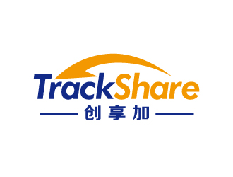 張俊的TrackShare創(chuàng)享加車載定位產(chǎn)品商標logo設計