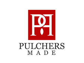 潘樂的Pulchers Made英文線條日用品品牌logologo設(shè)計(jì)