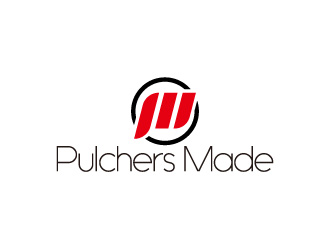 周金進的Pulchers Made英文線條日用品品牌logologo設(shè)計