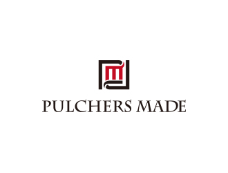 黃安悅的Pulchers Made英文線條日用品品牌logologo設(shè)計(jì)