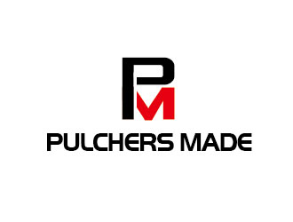 李賀的Pulchers Made英文線條日用品品牌logologo設計