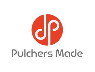 鐘炬的Pulchers Made英文線條日用品品牌logologo設(shè)計