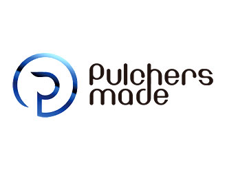 鐘炬的Pulchers Made英文線條日用品品牌logologo設計