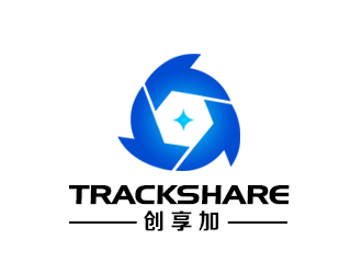 余亮亮的TrackShare創(chuàng)享加車載定位產(chǎn)品商標logo設計