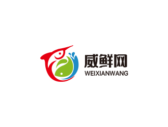 高明奇的威鮮網(wǎng)生鮮類網(wǎng)站logologo設計