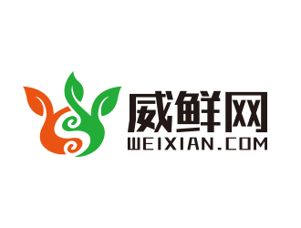 向正軍的威鮮網(wǎng)生鮮類網(wǎng)站logologo設計