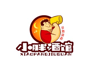 郭慶忠的小胖酒館標志設計logo設計