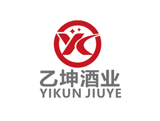 趙鵬的乙坤酒業(yè)紅酒葡萄酒logo設(shè)計(jì)