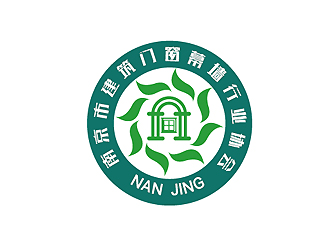 秦曉東的南京市建筑門窗幕墻行業(yè)協(xié)會(huì)logo設(shè)計(jì)