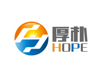 黃安悅的厚樸金融團(tuán)隊印章單色標(biāo)識logologo設(shè)計