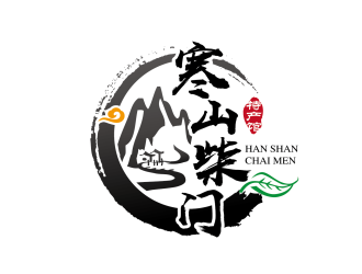 安冬的白山市寒山柴門特產(chǎn)館logologo設(shè)計