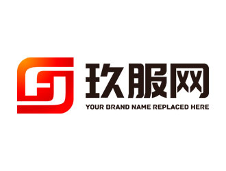 鐘炬的玖服網(wǎng)logo設計