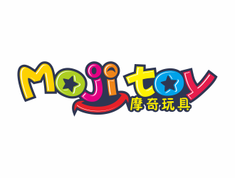 何嘉健的Moji toy 義烏摩奇玩具公司logologo設(shè)計(jì)