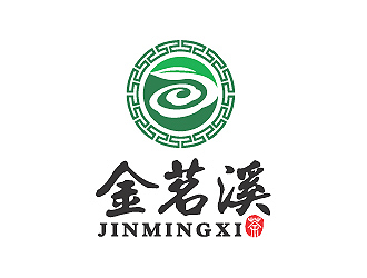 彭波的茶葉商標(biāo)設(shè)計(jì)山水元素logo設(shè)計(jì)