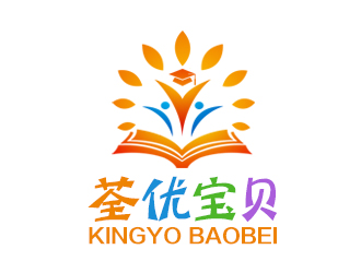 余亮亮的卡通字母logo設計 - 泉州市荃優(yōu)寶貝教育咨詢有限公司logo設計