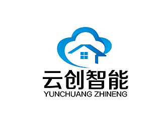 秦曉東的云創(chuàng)智能云朵logologo設計