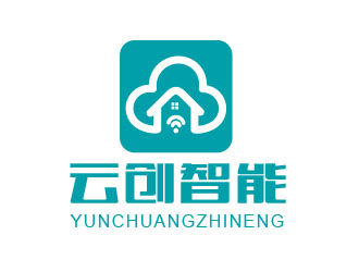 朱紅娟的云創(chuàng)智能云朵logologo設計