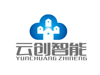 趙鵬的云創(chuàng)智能云朵logologo設計