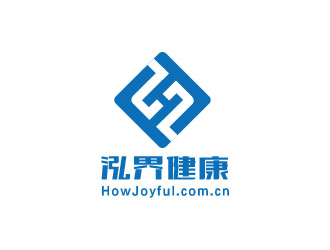 朱紅娟的泓界健康logo設計