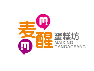 趙鵬的麥醒蛋糕坊logo設計