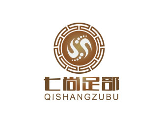 朱紅娟的上海七尚足部保健有限公司logo設(shè)計