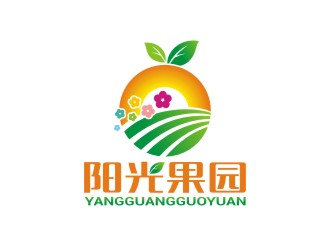 曾翼的陽(yáng)光果園水果鮮花logo設(shè)計(jì)logo設(shè)計(jì)