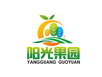 秦曉東的陽(yáng)光果園水果鮮花logo設(shè)計(jì)logo設(shè)計(jì)