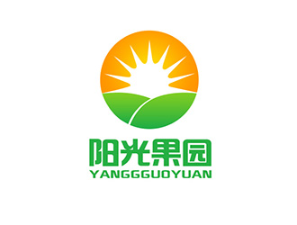 吳曉偉的陽(yáng)光果園水果鮮花logo設(shè)計(jì)logo設(shè)計(jì)