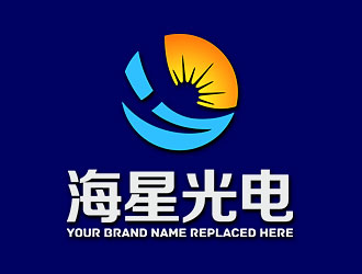 鐘炬的深圳海星光電科技有限公司標志設計logo設計