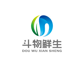 周金進的斗物鮮生超市標志設計logo設計