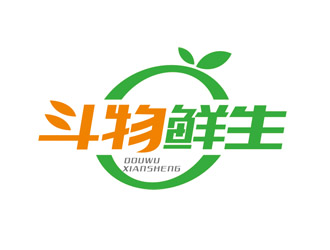 趙鵬的斗物鮮生超市標志設計logo設計