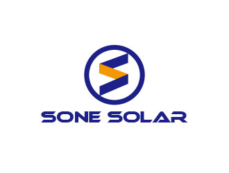 朱紅娟的sone solar太陽能LED燈商標設計logo設計